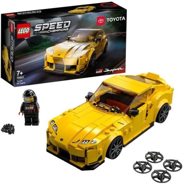 LEGO Speed Champions Toyota GR Supra byggset för barn från 7 år och uppåt