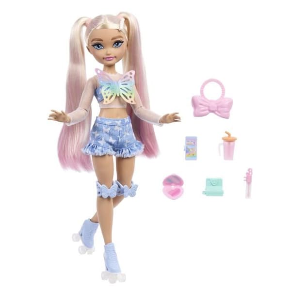 BARBIE Malibu drømvenner rulleskøjter - JFX96