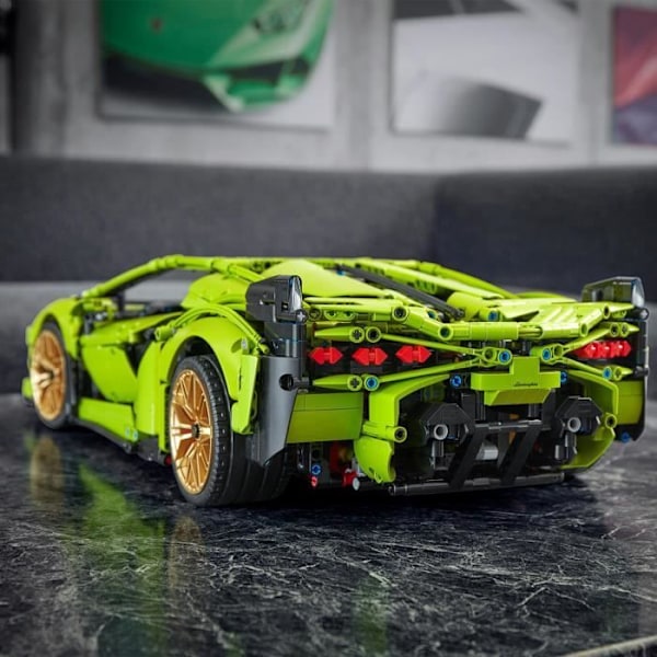 LEGO® Technic 42115 Lamborghini Sián FKP 37, modelbil, 1:8, at bygge, indsamling, byggebil, til voksne Röd