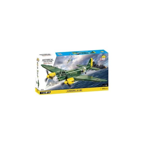 COBI 5733 - JUNKERS JU-88 grönt och gult