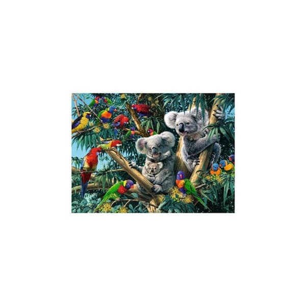 Puzzle 500 brikker Ravensburger Koalaer i træet Flerfärgad