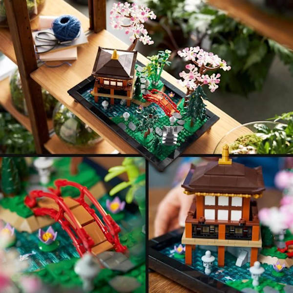 LEGO® Icons 10315 Den fredelige have, Zen botaniske havearbejde til voksne, gave til kvinder, mænd Flerfärgad