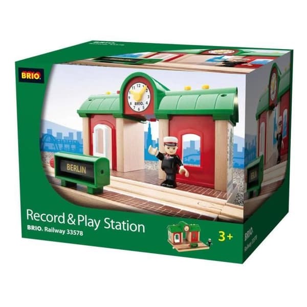 Hovedstation til stemmeoptager Beige og grøn