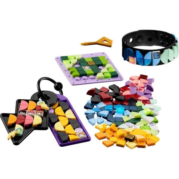 LEGO® DOTS - Hogwarts tillbehörsset - Harry Potter - 4 stöd för att anpassa - 225 dekorerade brickor Flerfärgad