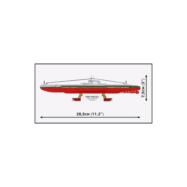 COBI 4855 - ORP ORZEL - MONIVÄRINEN ALUS - RAKENNUSLEIKKI