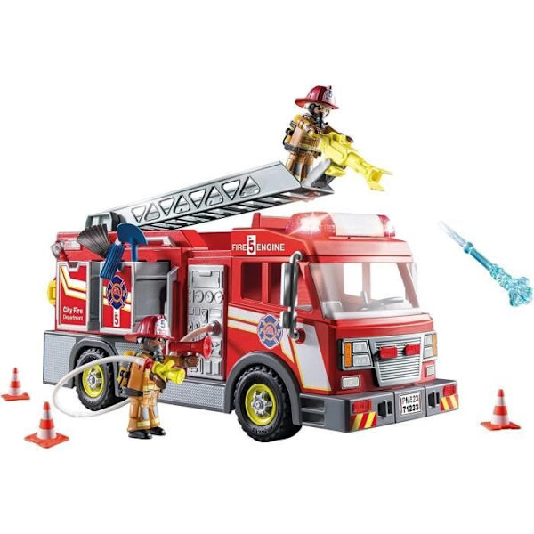 PLAYMOBIL 71233 City Action Brandbil med stor stege Flerfärgad