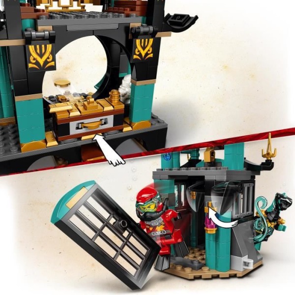 LEGO® 71755 NINJAGO® Temple of the Endless Sea med Ninja Kai – barnleksak 9 år och uppåt