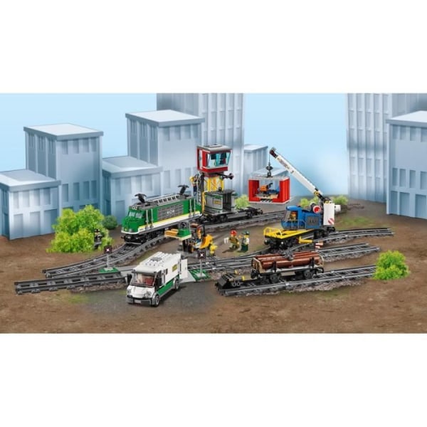 LEGO® City 60198 fjernbetjent godstog Blå
