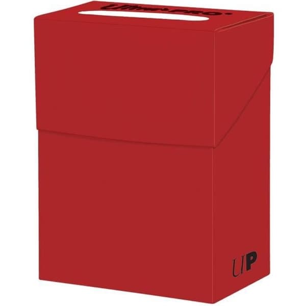 Spelaccessoar - ULTRA PRO - Deck Box Röd Solid Ultra Pro - Röd - 7.2x9.5x4.7 cm - Mixad Röd
