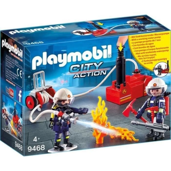 PLAYMOBIL - 9468 - City Action - Brandmän med brandutrustning