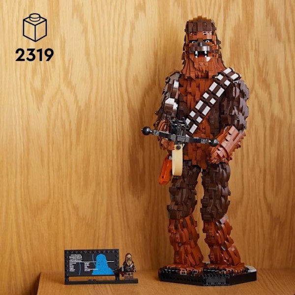 LEGO® Star Wars 75371 Chewbacca, Jedi-mallisarjan paluu aikuisille, wookiee-minihahmot varsijousella kastanj