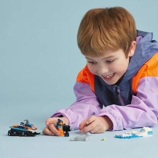 LEGO® City 60376 Arctic Exploration snescooter, legetøj med sæl minifigurer og køretøjer Flerfärgad