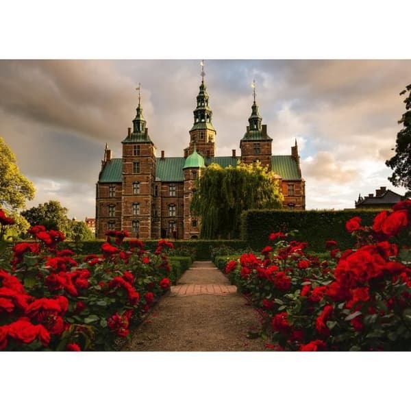 Pussel 1000 bitar Rosenborgs slott, Danmark, Samling Höjdpunkt, från 14 år, Slott, 12001336, Ravensburger