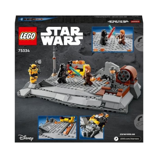 LEGO® 75336 Star Wars Obi-Wan Kenobi mod Darth Vader, Minifigurer, Lyssværd og Blaster Pistol, fra 8 år og opefter Flerfärgad