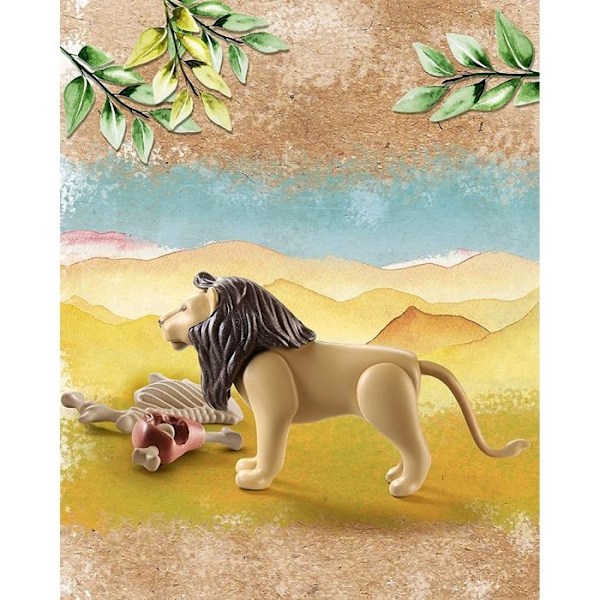 Rakennuspelit - PLAYMOBIL - Lion Wiltopia - Ruskea - Lapsi - 4 vuotta kastanj