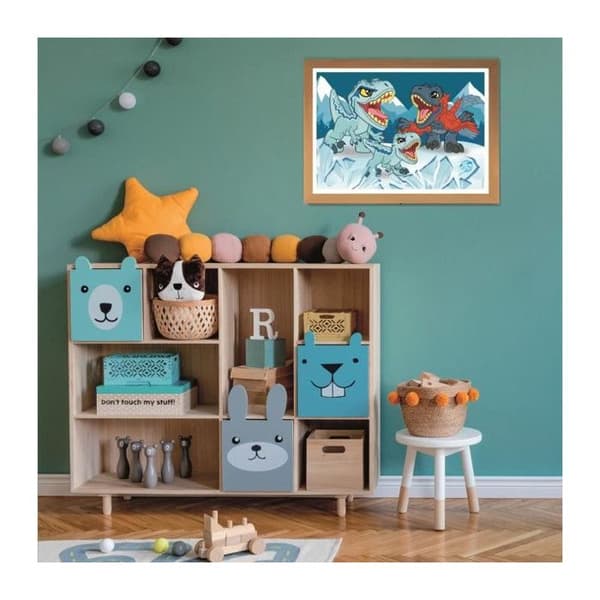Clementoni puslespil super farver jurassic world, 2x20st.
