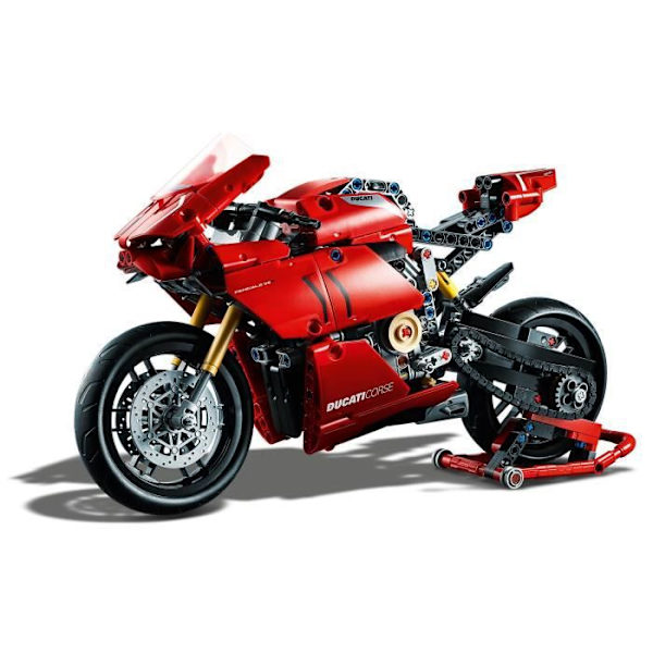 LEGO® Technic 42107 Ducati Panigale V4 R, Moto GP Model Kit, Ducati Motorcykelkonstruktion, Motorcykellegetøj, Børn 10 år og opefter Grön