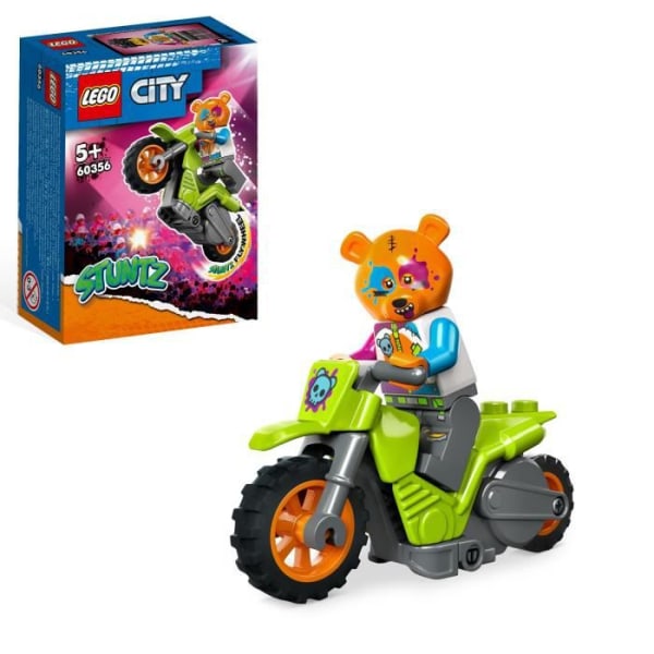 LEGO® City Stuntz 60356 Bear Stunt motorcykel, leksaksfordon, presentidé