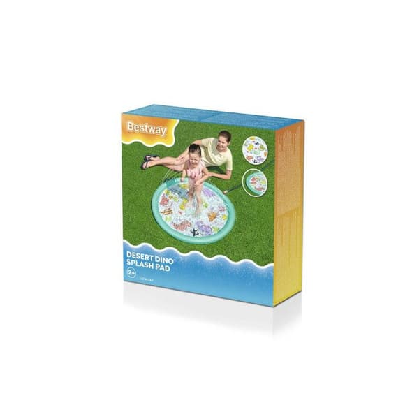 Bestway Oppustelig Dinosaurussprinkler D122 cm +2 År Have 52698 Multifarvet