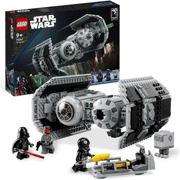 LEGO® Star Wars 75347 TIE-pommikone, laivamalli Gonk Droid -minihahmolla Flerfärgad
