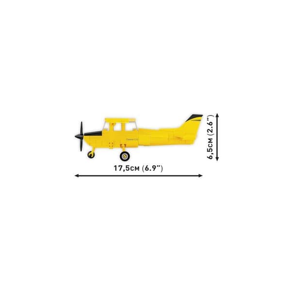 Modell - COBI - CESSNA 172 SKYHAWK Y - Gul - 150 delar - Att montera själv