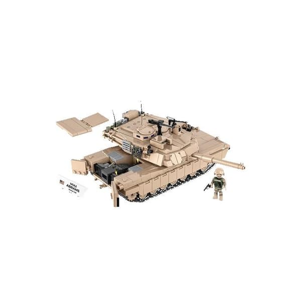 Byggset - COBI - M1A2 ABRAMS - Beige - 1,25 kg - Att montera själv beige