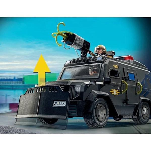 PLAYMOBIL 71144 Insatsfordon för specialstyrkor, poliser, City Action, Elitenhet, 73 stycken, 5 år och uppåt Flerfärgad