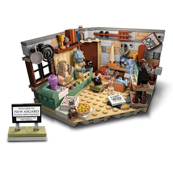 LEGO® 76200 Marvel Bro Thorin uudet Asgard-, Marvel Bro Thor- ja Korg-hahmot, Thor-lelu 7-vuotiaille ja sitä vanhemmille lapsille Flerfärgad