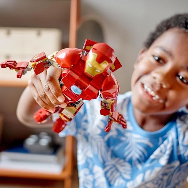 LEGO 76206 Marvel Iron Man nivelpanssari, Avengers-lelu, Iron Man -hahmo, Age of Ultron -elokuva, Infinity, lapset 9 vuotta Flerfärgad