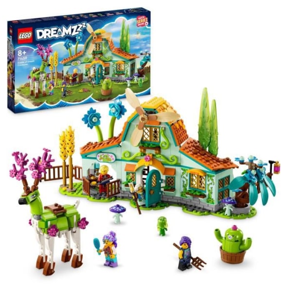 LEGO® DREAMZzz 71459 Drømmevæsner Stald, gårdlegetøj med 2-i-1 hjortefigur Flerfärgad