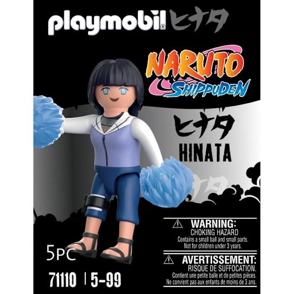 PLAYMOBIL - Naruto Shippuden - Hinata - Ninja figur med tilbehør Flerfärgad