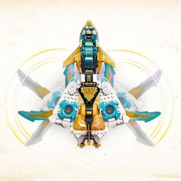 LEGO® NINJAGO 71770 Zane's Golden Dragon Jet, flylegetøj og minifigurer til børn Flerfärgad