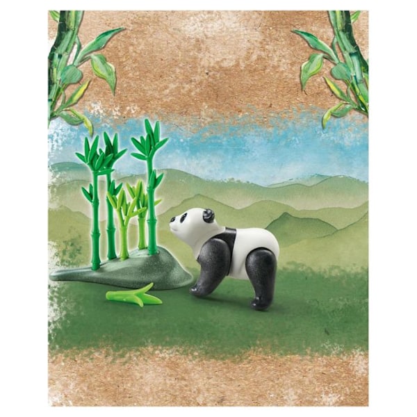 Byggespil - PLAYMOBIL - PANDA WILTOPIA - Blandede materialer - Alder 4 år - Flerfarvet Flerfärgad