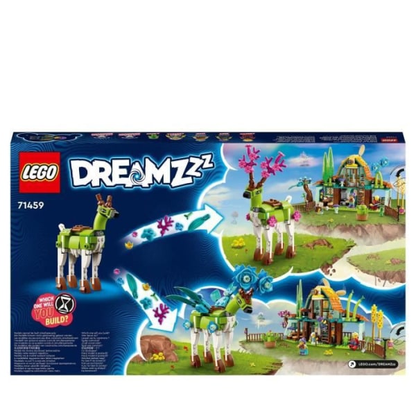 LEGO® DREAMZzz 71459 Drømmevæsner Stald, gårdlegetøj med 2-i-1 hjortefigur Flerfärgad