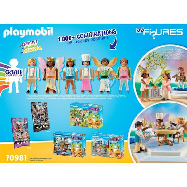 PLAYMOBIL - 70981 - Figuurini: Lumottu pallo - Figuurit - Luo ainutlaatuinen ja värikäs hahmosi Flerfärgad