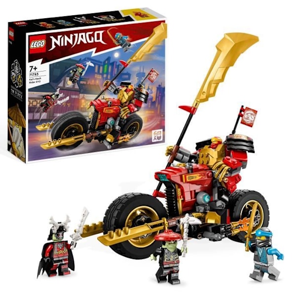 LEGO® NINJAGO 71783 Kais robotcykel – Evolution, Ninja Toy, Robotfigur Vit
