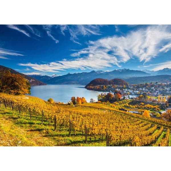 Aikuisten palapeli - SCHMIDT SPIELE - Viinitilat - 58953 - 2000 palaa Multifarvet
