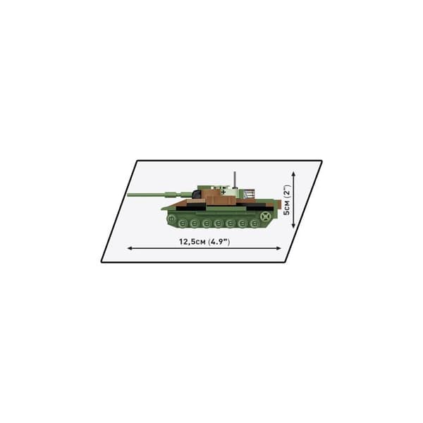 Maquette - COBI - 3105 - Leopard I - 147 element - 1:72 - Grön