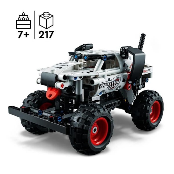 LEGO® Technic 42150 Monster Jam Monster Mutt Dalmatian, 2-in-1, Monster Truck Lelu, Auto Vit