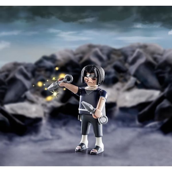 PLAYMOBIL 70666 Sasuke vs. Itachi, Naruto, Heroes from Manga Ninja, Naruto Shippuden, Fra 5 år gammel Flerfärgad