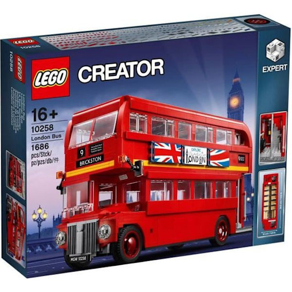 LEGO® 10258 Creator TM Expert TM: London Bus Goes Unique Unique Color Klar röd