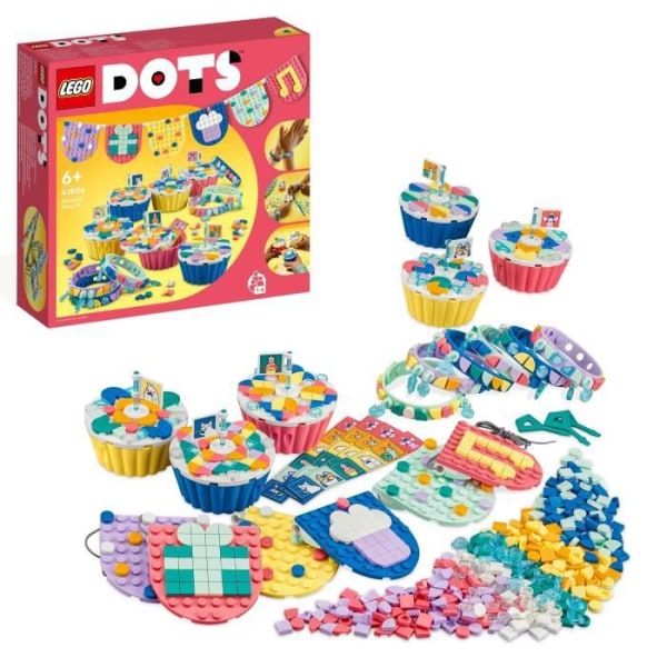 LEGO® DOTS 41806 The Ultimate Party Kit, Födelsedagsspel, Party Bag Favor