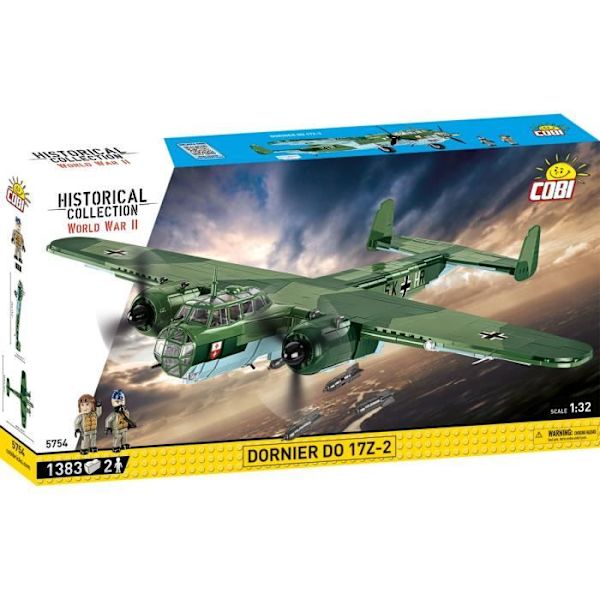 Lentokone - DORNIER - DO 17Z-2 - Pääväri: Valkoinen