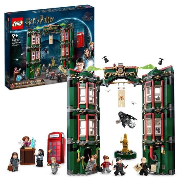 LEGO® 76403 Harry Potter Ministeriet for Magi, 12 minifigurer og transformerende funktion, gaveidé Flerfärgad