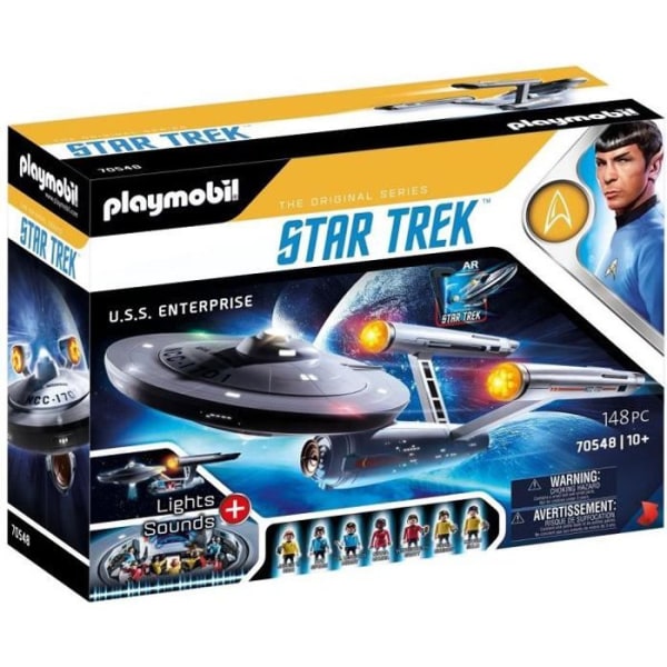 PLAYMOBIL - Star Trek - U.S.S. Enterprise NCC-1701 - Originalljuseffekter och ljud
