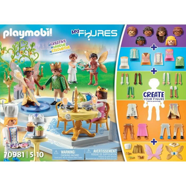 PLAYMOBIL - 70981 - Figuurini: Lumottu pallo - Figuurit - Luo ainutlaatuinen ja värikäs hahmosi Flerfärgad