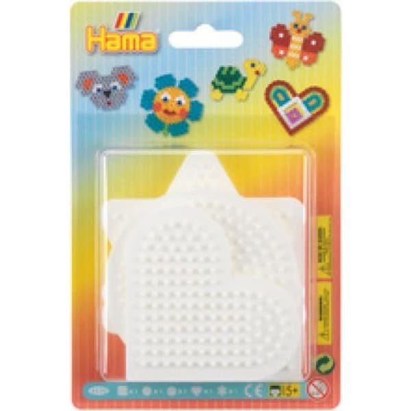 Perleplade - Hama - Firkantet, rund, hexagonal - Sort farve - Fra 5 år - Unisex Sort