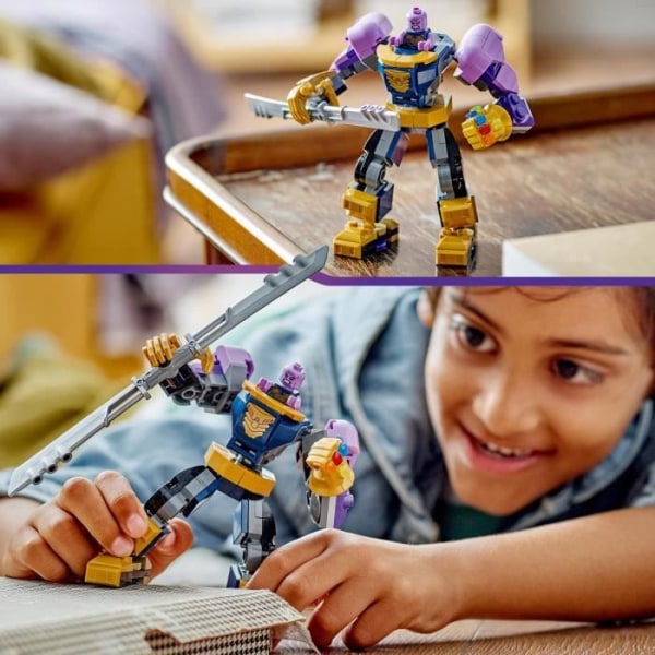 LEGO® Marvel 76242 Thanos Robotrustning - Superheltelegetøj - Avengers minifigur - Børn 6 år