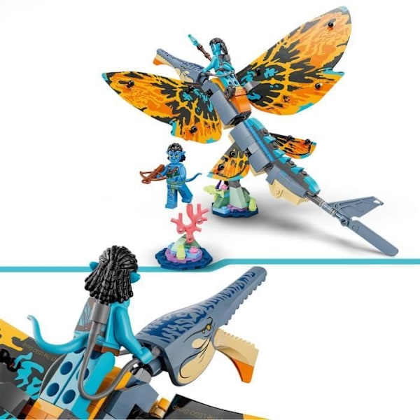 LEGO® Avatar 75576 Skimwingäventyret, leksak med Jake Sully minifigur, Pandora Flerfärgad