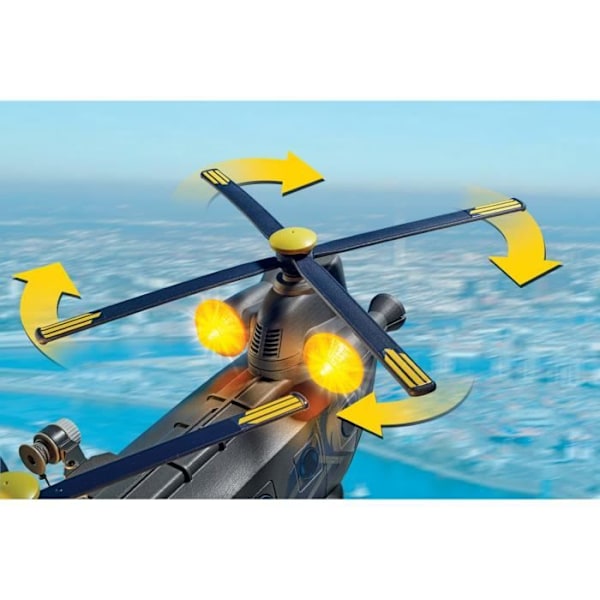 PLAYMOBIL 71149 Erikoisjoukkojen kuljetushelikopteri, poliisit, kaupunkitoiminta, eliittiyksikkö, 117 kappaletta, 5-vuotiaat ja sitä vanhemmat Flerfärgad